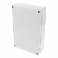 HAMMOND Enclosure: Polycarbonate, 7 in x 4 in x 2 in, NEMA 12/13/4/4X/6/6P, Screw On, Solid Cover (MPN 1555HL2GY). Key specifications — Brand: HAMMOND; Closure Method: Screws; Knockouts: Not Included.