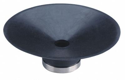 SMC Vacuum Pad: Flat, w/o Adapter, 50 mm Pad Dia, Urethane Rubber, Brown, 60A - Flat Type Automotive & Industrial Vacuum Pads