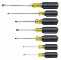 KLEIN TOOLS General Purpose Screwdriver Set: 1-10 Pieces, 7 Pieces, Phillips/Slotted Tip (MPN 85076). Key specifications — attr1205274: KLEIN TOOLS; attr1205269: 5/16 in.