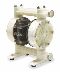 DAYTON Double Diaphragm Pump: Polypropylene Body, 3/4 in, NPT Connection, 21 gpm, 231 ft Max. Head (MPN 6PY40). Key specifications — Brand: DAYTON; Seat Material: PP; Check Valve Material: PTFE.