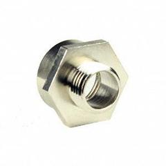 GIOVENZANA: M20 Male to 1/2" NPT Female, Nickel-Plated Brass, 30 mm x 26 mm x 21 mm (MPN 12903028). Key specifications — Brand: GIOVENZANA; Adapter Type: M20 Male to 1/2" NPT Female; Construction: Nickel-Plated Brass; Dimensions: 30 mm x 26 mm x 21 mm.