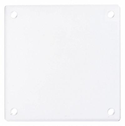 HUBBELL Wall Plate: Blank, 2 Gang, White - General Purpose Wall Plates