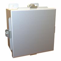 HAMMOND Enclosure: Aluminum, 6 in x 6 in x 4 in, NEMA 12/13/4/4X, w/Panel, Solid Cover, Clamp On (MPN 1414N4ALE). Key specifications — Brand: HAMMOND; Closure Method: Clamps; Enclosure Material: Aluminum; Knockouts: Not Included; Includes Inner Panel: with Inner Panel Included.
