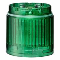 PATLITE Tower Light Module: Steady, 24V DC, Green, 50 mm Overall Dia, 40 mm Overall Ht, LR5, LR5-E-G. Key specifications — Brand: PATLITE; Compatible with Series: LR5; Lens Color: Green; Operating Voltage: 24V DC; Manufacturer Part Number: LR5-E-G.