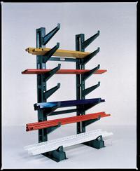 JARKE Cantilever Rack: Starter, Medium-Duty, 80 1/2 in x 45 in x 84 in, Inclined Arm, 2 Usable Sides (MPN CR-3). Key specifications — Arm Style: Inclined; Brand: JARKE.