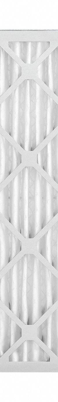 GRAINGER Pleated Air Filter: 24 in x 24 in x 2 in, MERV 9, High Strength (MPN 856PW1). Key specifications — Media Material: Synthetic; Brand: GRAINGER; Frame or Header Material: Beverage Board.