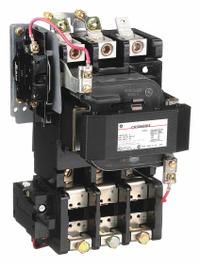 GE Magnetic Motor Starter: Non-Reversing, 3 Poles, NEMA Size 3, 90 A, 120V AC Coil (MPN CR306E002). Key specifications — Brand: GE; Coil Voltage: 120V AC; Phase: Three; Signaling Features: Pilot Light; Thermal Units Required: 3 Melting Alloy Units (Not Included).