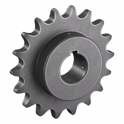 TRITAN Roller Chain Sprocket: 100, For 1 1/4 in Chain Pitch, 2 in Bore Dia, 18 Teeth - Size 100 Fixed-Bore Roller Chain Sprockets