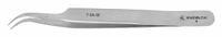 EXCELTA Tweezers: Stainless Steel, Point, Curved Tip (MPN 7-SA-SE). Key specifications — attr1002355: Stainless Steel; attr1002345: EXCELTA; attr1002348: Stainless Steel; attr1002358: Smooth; attr1002361: 7.