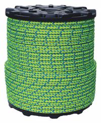 ALL GEAR Rigging and Climbing Rope: Braid, 1/2 in Dia, 825 lb Working Load Limit, 120 ft Overall Lg (MPN AG16SP12600N). Key specifications — Brand: ALL GEAR; Rope Type: Static; Third Color: Yellow.