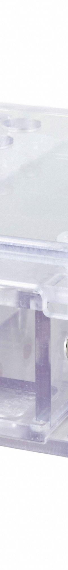Mag Bead Separation Rack: 8 1/2 in Overall Wd, 3 3/4 in Overall Ht, 6 3/4 in Overall Lg, PETG, Clear (MPN MAGBEAD510). Key specifications — Material: PETG; Mounting Location: Benchtop; Color: Clear; Product Type: Magnetic Bead Separation Racks; Total Holding Capacity: (10) Tubes; Brand: POLTEX.