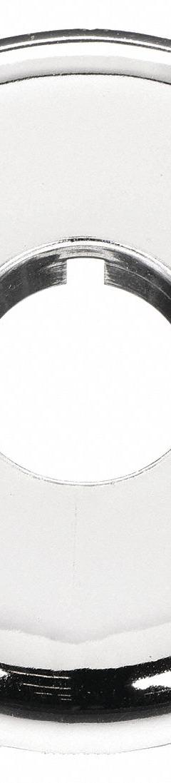 DEARBORN BRASS Split Flange: Plastic, Chrome-Plated, 1/2 in Fits Pipe Size, Threaded (MPN 5351P). Key specifications — Finish: Chrome-Plated; Brand: DEARBORN BRASS; Connection Type: Threaded; Material: Plastic; Color: Silver.