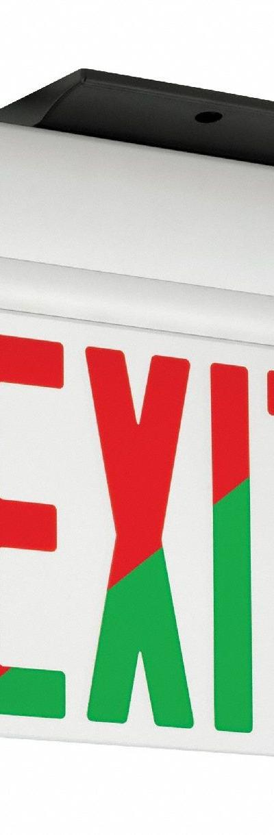 COMPASS Edge-Lit Exit - Surface-Mount Edge-Lit Exit Signs