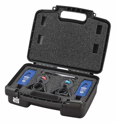 YELLOW JACKET Pressure/Temperature Gauge Kit: Pressure/Temp, Pressure/Temp - Wireless Refrigeration Diagnostic Kits