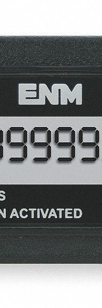 ENM Hour Meter: Hour Meters, Front Panel Mounting, Digital, 2 1/8 in x 1 1/4 in, LCD, Tenth, T54C1. Key specifications — Mounting Style: Flange; Bezel Face Shape: Rectangular; Hour Unit Increment: Tenth; Brand: ENM; Manufacturer Part Number: T54C1; Meter Type_Broad: Digital.