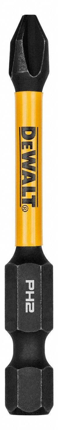 DEWALT Power Bit: Power Bit, PH2 Bit Industry Size, #2 Bit Size, Std, 2 1/4 in Overall Lg, Hex, 3 PK (MPN DWAF2PH2IR3). Key specifications — attr1119695: DEWALT; attr1119703: S2 Steel; attr1119710: Standard; attr1119708: Hex; attr1202404: #2.