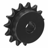 TSUBAKI Single Strand Sprocket: 50, For 5/8 in Chain Pitch, 3/4 in Bore Dia, 15 Teeth, Steel (MPN 50B15F-3/4). Key specifications — Brand: TSUBAKI.
