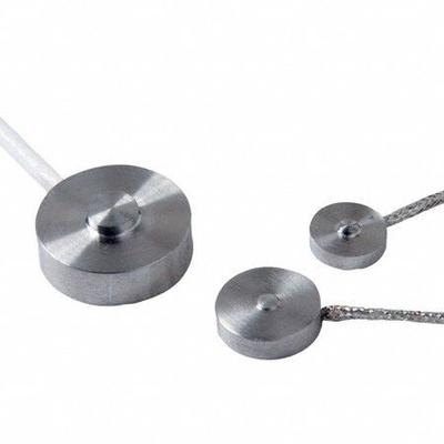 OMEGA Load Cell: 10 lbf Load Cell Capacity, 5 ft Cable Lg, ± 0.25% Hysteresis - Low-Profile Load Cells