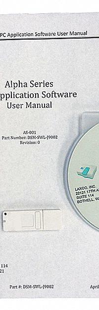 LAXCO, INC PC Application Software (MPN AS-001). Key specifications — attr1031189: 1506; attr1031187: LAXCO, INC; attr1031195: Hardware Key; attr1031202: PC Application Software.