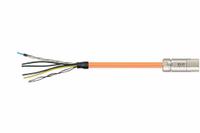 READYCABLE Servo Cable: Basic Cable, 50 ft Lg, For Allen-Bradley, Similar To 2090-CSBM1DG-18AF, PUR (MPN MAT9851746-50). Key specifications — Cable Jacket Color: Orange; Conductor Configuration: (4xAWG17 (1.0))+(2xAWG18 (0.75))+(1PRxAWG22 (0.34)); Brand: READYCABLE; Cable Jacket Material: PUR.