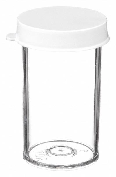 DYNALON Laboratory Jar: Polystyrene, LDPE, 0.9 fl oz, 34.92 mm Body Dia, 50 mm Ht - Polystyrene Lab Jars