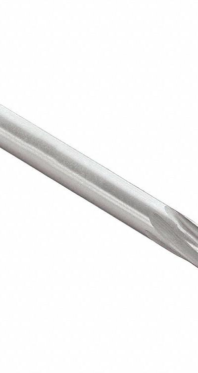 YANKEE Chucking Reamer: For 3/8 in Pin, 0.373 in Dia, Spiral Flute, Cobalt - Spiral-Flute Dowel Pin Reamers