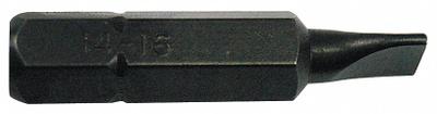 WESTWARD Insert Bit: Insert Bit, Slotted Head, Imperial, SL23/64 Bit Industry Size - Impact Bits