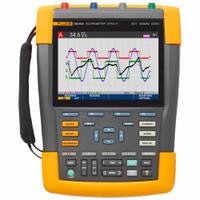 FLUKE Handheld Oscilloscope: Motor Drive Analyzers, Zoom, 1 mV AC Volt Measurement Resolution, Auto (MPN FLUKE-MDA-550/FPC). Key specifications — Power Source: Battery; Manufacturer Part Number: FLUKE-MDA-550/FPC; AC Magnitude Calculation: True RMS; Brand: FLUKE; CAT Safety Rating: CAT IV 600V; Digital Display Screen Type: LCD; Includes: VPS410-II-R 10:1 500MHz Voltage Probe; Interface: USB.