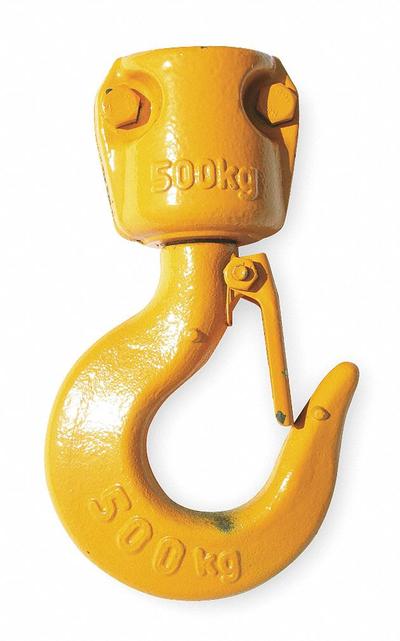 HARRINGTON Bottom Hook Assembly: Electric Chain Hoists, 1,000 lb Compatible Load Capacity - Bottom Hooks for Hoists