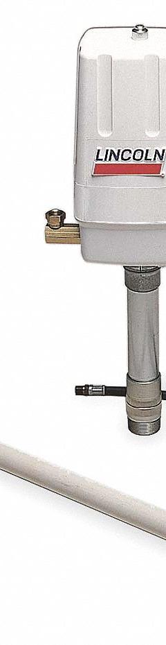 LINCOLN Air Drum Pump: 3:1, 6 gpm Max. Flow Rate, 120°F Max. Fluid Temp., Steel, Stub Pump (MPN 284168). Key specifications — Brand: LINCOLN; Suction Tube Material: Steel.