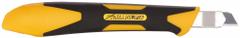 OLFA Snap-Off Utility Knife: 5 1/2 in Overall Lg, Rubberized, 13 Segments, 0 Blades Stored, Plastic (MPN XA-1). Key specifications — attr307932: Rubberized; attr307935: Black; attr307939: Plastic; attr307957: Contoured; attr324893: OLFA.