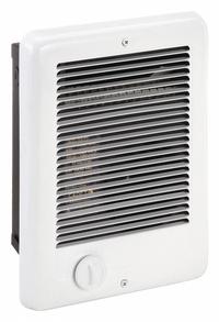 CADET Recessed Electric Wall-Mount Heater: 1250 W/937 W, 240/208V AC, Single Phase, White (MPN CSC202TW). Key specifications — Grille Color: White; Programming Capability: Non-Programmable; Wattage Output: 1250 W/937 W; Voltage, Phase: 208/240V AC, 1-phase; Rough-In Dimensions - H x W x D: 10-1/8 in x 8 in x 4 in; Nominal Voltage - HVAC: 208V AC; Brand: CADET; Phase: Single.