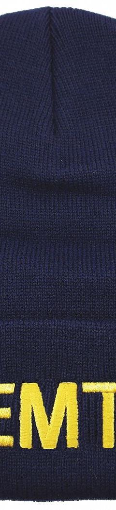 HEROS PRIDE EMT Hat: Universal, Navy with Gold Lettering, Acrylic Knit (MPN 6858). Key specifications — Color: Navy with Gold Lettering; Size: Universal; Material: Acrylic Knit.