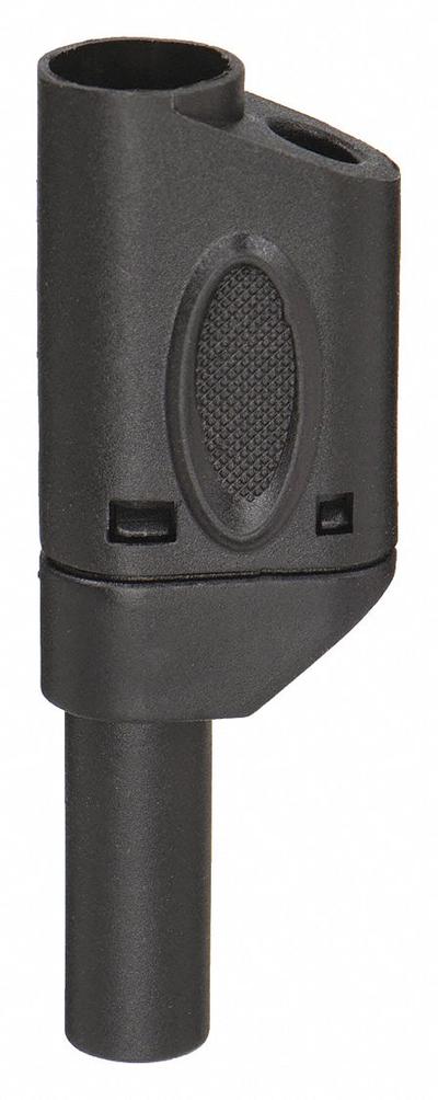 APPROVED VENDOR Banana Plug: CAT III 1000V, 2 1/8 in Lg, Brass, Nylon, 1,000 V Max Volt - Banana Plugs