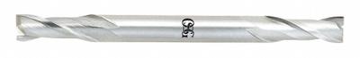 OSG Square End Mill: Cobalt, Double End, 2 Flute, 3/64" Mill Dia, 9/64" LOC - Double-End Cobalt Square End Mills