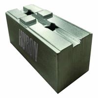 HURON Lathe Jaw: Square, Tongue and Groove, Aluminum, For 10 in Chuck, 1.88 in Ht (MPN A10MSHO). Key specifications — Brand: HURON; Mounting Bolt Size: 1/2 in.