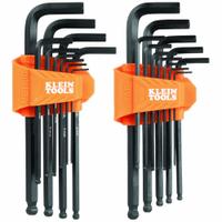 KLEIN TOOLS: 16 or More Pieces, L, Metric and SAE, Single Ball End, Long, 22 Pieces, Caddy, 2 Tips (MPN BLS22). Key specifications — attr1205554: KLEIN TOOLS; attr1205568: Black Phosphate; attr1293176: 16 or More Pieces.