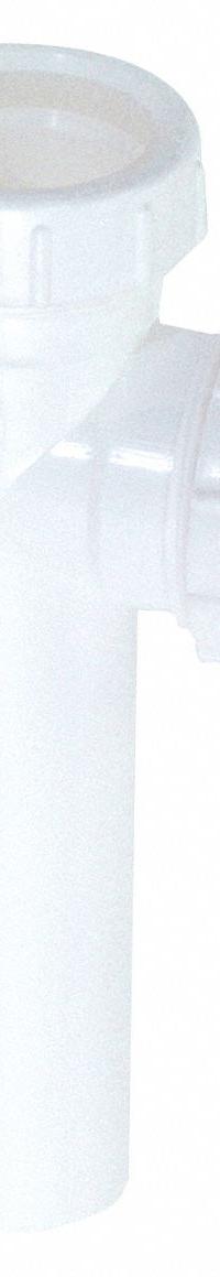 APPROVED VENDOR End Outlet Tee: Plastic, White, 1 1/2 in Nominal Pipe Size, Slip (MPN 35387). Key specifications — Includes: Baffle; Brand: APPROVED VENDOR; Material: Plastic; Connection Type: Slip.