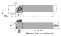 DORIAN Indexable Thread Turning Tool Holder (MPN 73310158126)
