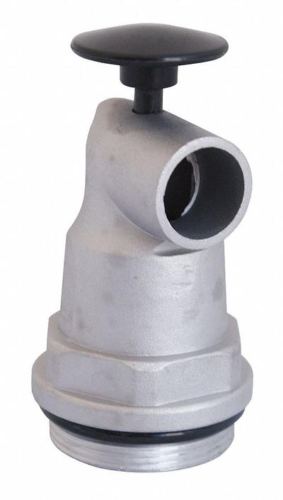 APPROVED VENDOR Drum Tap: Self-Closing, 2 in Male NPT, 2 in Outlet Connection Size, Rigid - Self-Closing Faucets