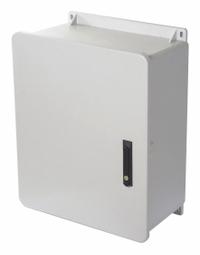 WIEGMANN Enclosure: Fiberglass, 20 in x 20 in x 10 in, NEMA 1/12/3R/4X/6P, Hinged, Solid Cover (MPN HW-J2020103PT). Key specifications — Brand: WIEGMANN; Knockouts: Not Included.