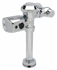 ZURN Automatic Flush Valve: AquaSense®, 1.28 gpf Gallons per Flush, Battery, 11 1/2 in Rough-In, Top (MPN ZER6000PL-HET-CPM). Key specifications — Spud Location: Top; Brand: ZURN.