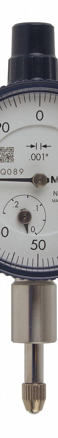 MITUTOYO Dial Indicator - Lug Back: 0 in to 0.25 in, Inch, Plunger, 0.001 in Accuracy (MPN 1410A-10CAL). Key specifications — attr1184168: 1410A-10CAL; attr1184178: 0-100; attr1184223: MITUTOYO; attr1200883: Dial Indicator - Lug Back; attr1184173: AGD 1; attr1184177: 0.001 in; attr1184208: Certificate of Inspection.