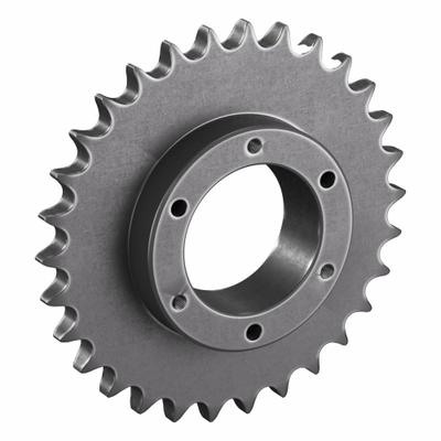 TSUBAKI Sprocket: For 60 Chain, 30 Teeth, 7.175 in Pitch Dia, 7.59 in Outside Dia - Size 60 Bushed-Bore Roller Chain Sprockets