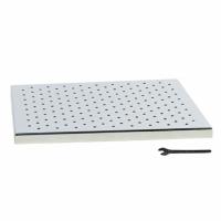 HEIDOLPH Perforated Platform: 036130180 (Unimax 1010)/036130220 (Promax 1020), 16 in Overall Lg (MPN 036303350). Key specifications — Brand: HEIDOLPH; Compatible with Manufacturer Model Number: 036130180 (Unimax 1010); Includes: Wrench; Material: Stainless Steel; Product Type: Perforated Platform.