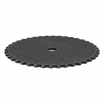 TRITAN Roller Chain Sprocket: No Hub, For Single Strands, 25, 40 Teeth, 3.186 in Pitch Dia - Size 25 Plain-Bore Roller Chain Sprockets