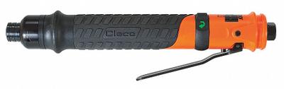 CLECO Air Screwdriver: 1/4 in, Heavy Duty, 660 RPM, Lever and Push to Start - Inline Air-Powered Screwdrivers