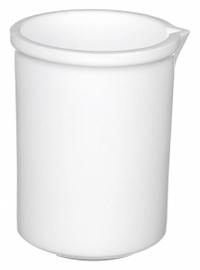 APPROVED VENDOR Beaker: Low Form, PTFE, 250 mL, 66 mm Outside Dia, 97 mm Overall Ht, Non-Sterile (MPN 312064). Key specifications — Graduation Style: None; Body Color: White; Brand: APPROVED VENDOR; Product Type: Beaker; Includes Graduations: No; Beaker Type: Low Form.