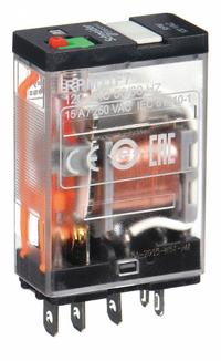 SCHNEIDER General Purpose Relay: Socket Mounted, 15 A Current Rating, 120V AC, SPDT, L Socket (MPN RPM11F7). Key specifications — Brand: SCHNEIDER; Base Type: Square; Mounting Style: Plug-In; Pin Shape: Flat; Electrical Connection: Quick-Connect; Manufacturer Part Number: RPM11F7; Series: Harmony™ RPM Series.