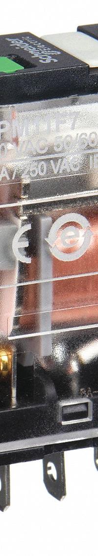 SCHNEIDER General Purpose Relay: Socket Mounted, 15 A Current Rating, 120V AC, SPDT, L Socket (MPN RPM11F7). Key specifications — Brand: SCHNEIDER; Base Type: Square; Mounting Style: Plug-In; Pin Shape: Flat; Electrical Connection: Quick-Connect; Manufacturer Part Number: RPM11F7; Series: Harmony™ RPM Series.